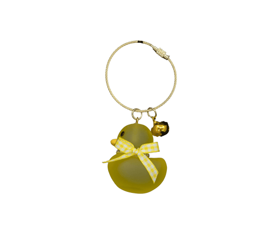 Luxury Glass Keychain Mat Yellow dwl 4024