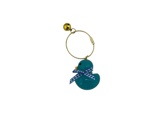Luxury Glass Keychain Blue dwl 4019